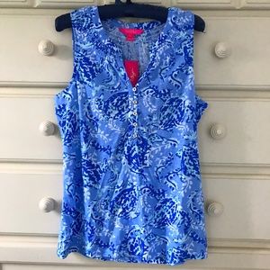 Lilly Pulitzer Essie Blue NWT Medium